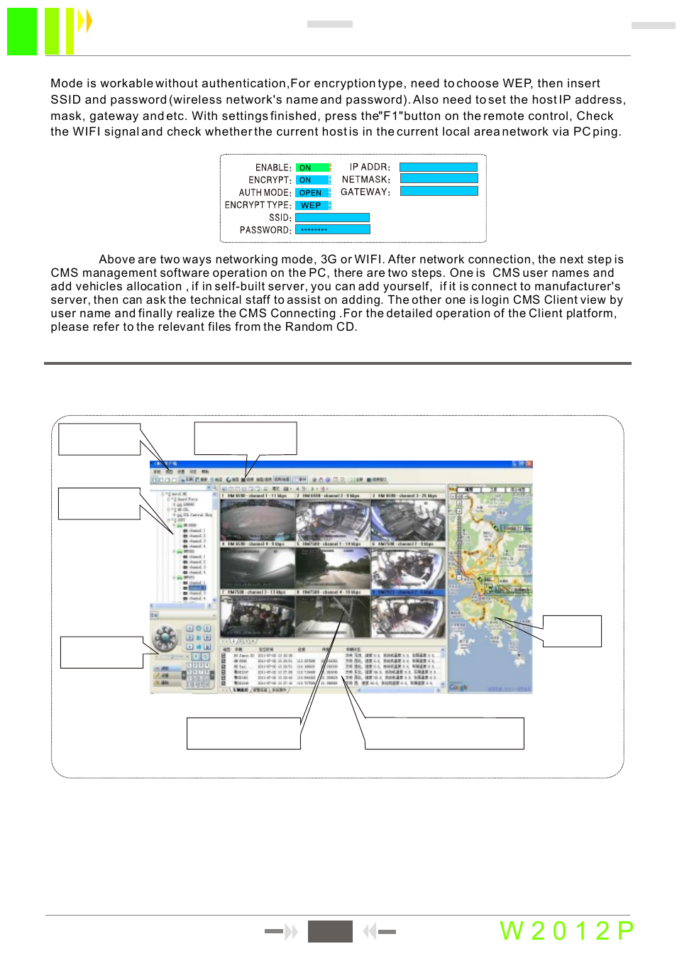 W 2 0 1 2 p, Appendix 1: cms platform interface, 27 sd card mobile dvr user manual 27 | RearviewSafety RVS-MDVR User Manual | Page 29 / 32