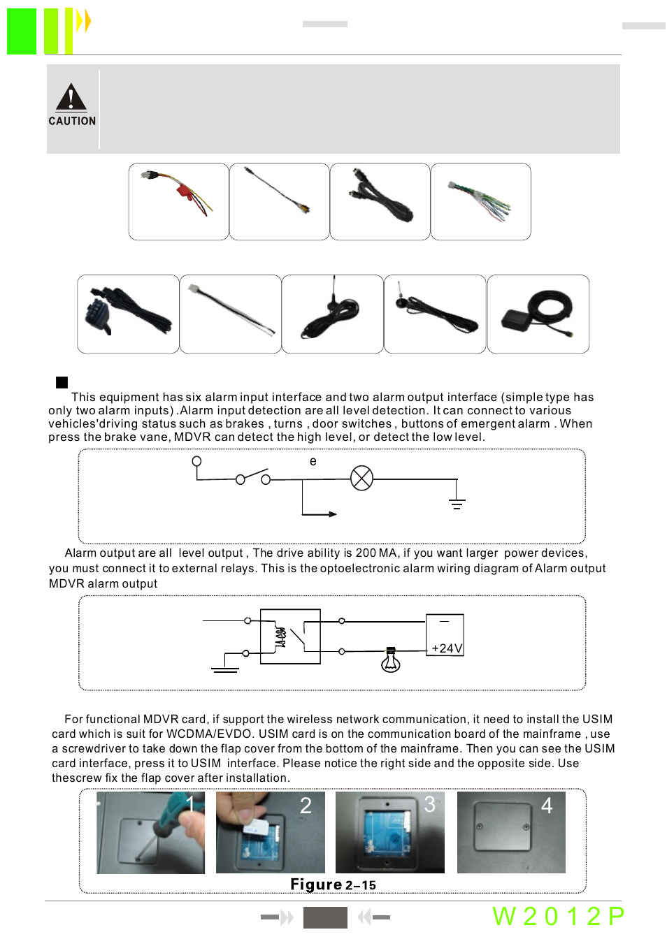 W 2 0 1 2 p, 7sd card mobile dvr user manual 7 | RearviewSafety RVS-MDVR User Manual | Page 9 / 32
