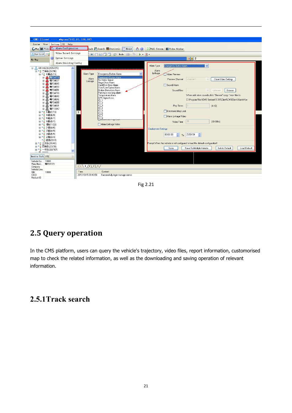 5queryoperation, 1tracksearch, 5 query operation | 1track search | RearviewSafety RVS-MDVR User Manual | Page 22 / 72