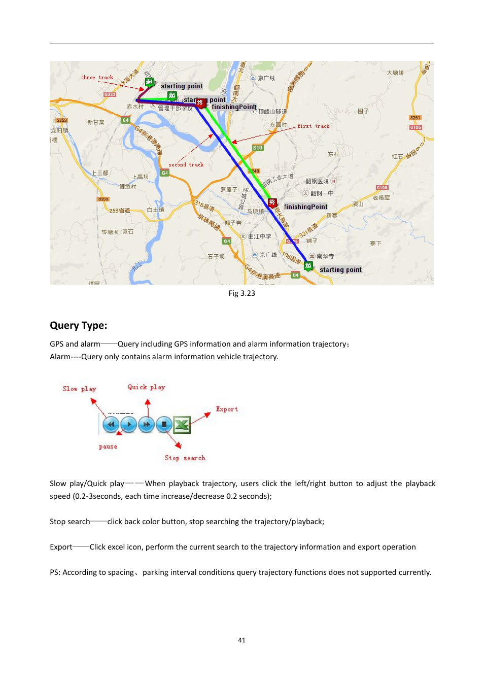 Query type | RearviewSafety RVS-MDVR User Manual | Page 42 / 72