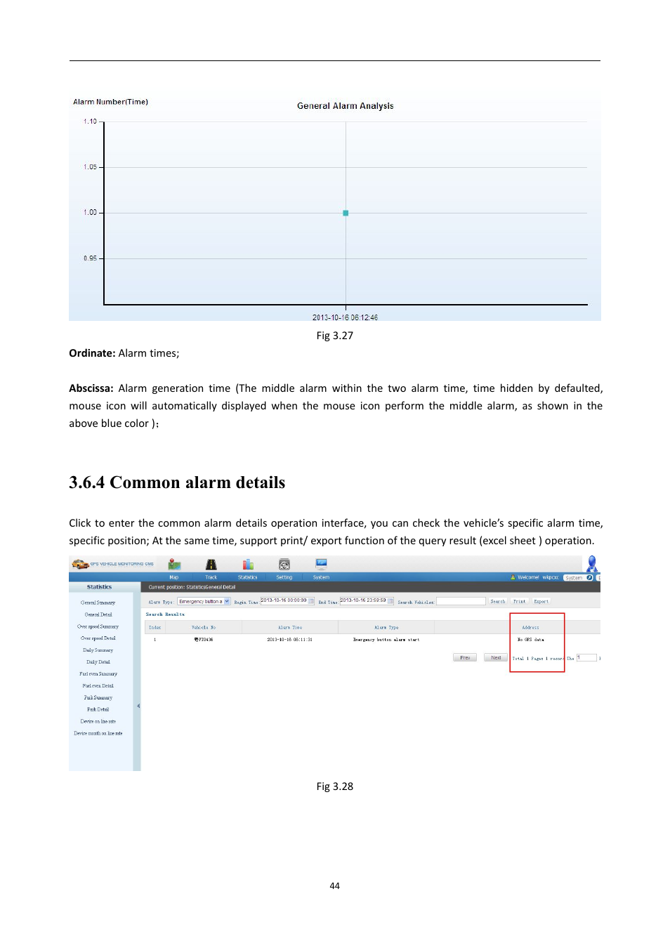4commonalarmdetails, 4 common alarm details | RearviewSafety RVS-MDVR User Manual | Page 45 / 72
