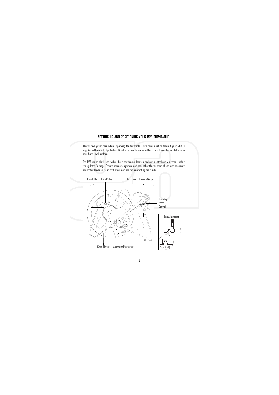 Rega RP8 User Manual | Page 9 / 14