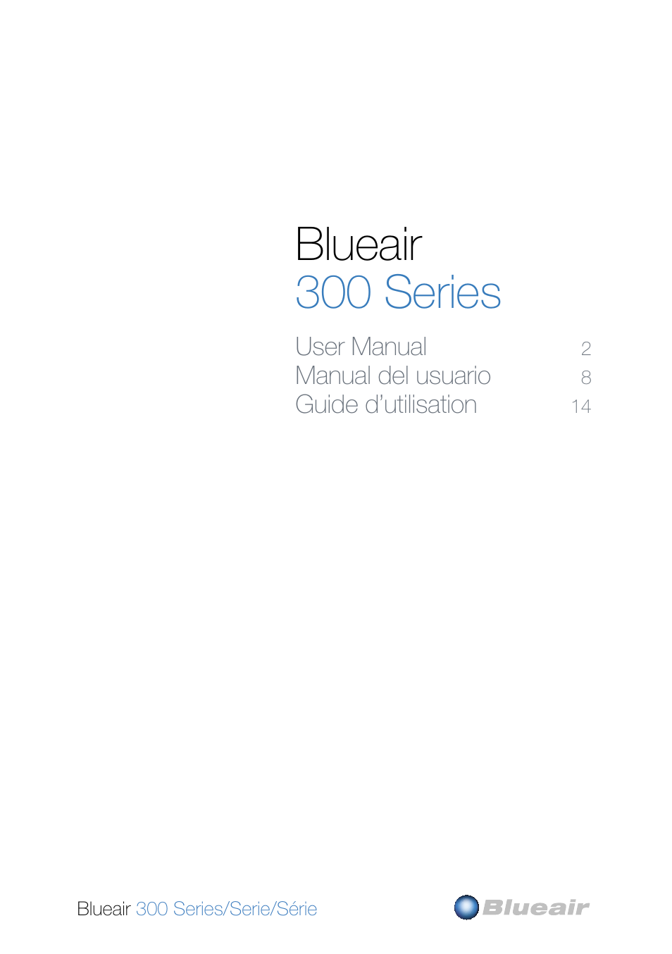 Blueair 300 User Manual | 20 pages