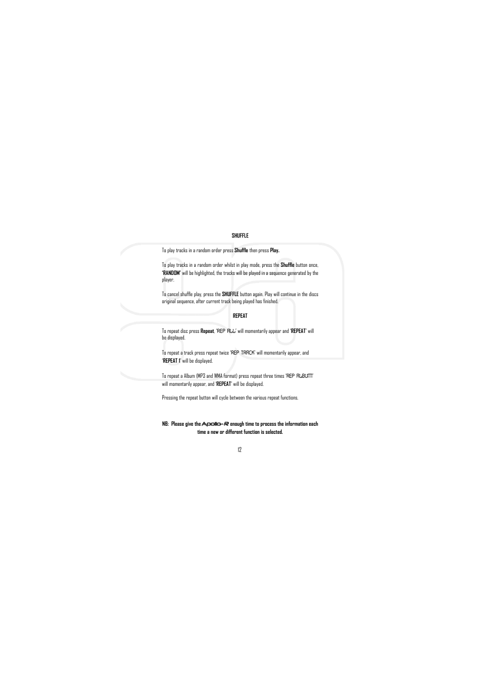 Rega Apollo-R User Manual | Page 13 / 24