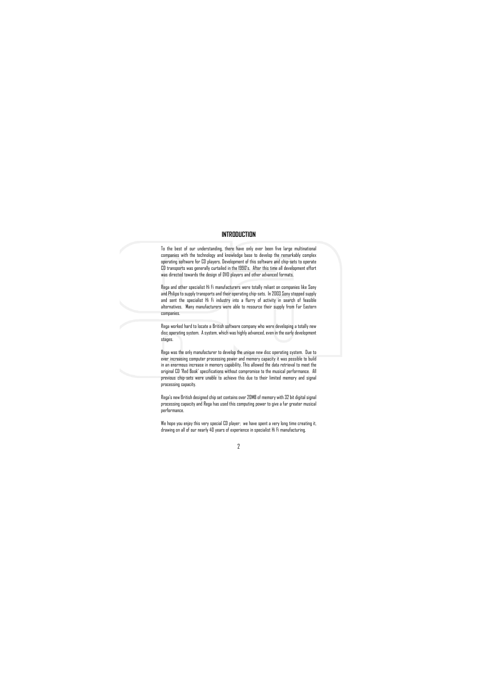 Rega Apollo-R User Manual | Page 3 / 24