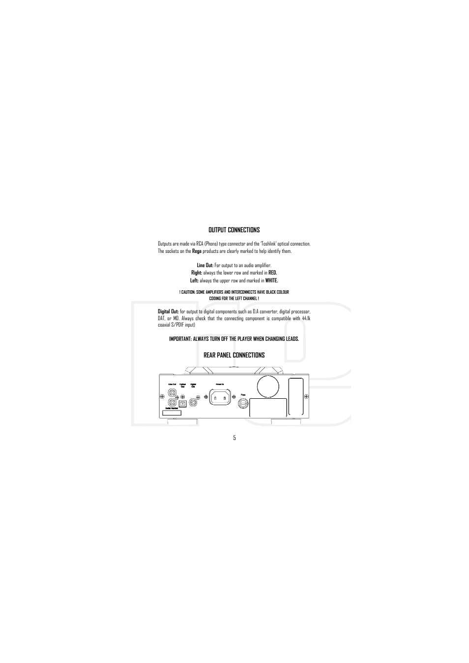 Rega Apollo-R User Manual | Page 6 / 24