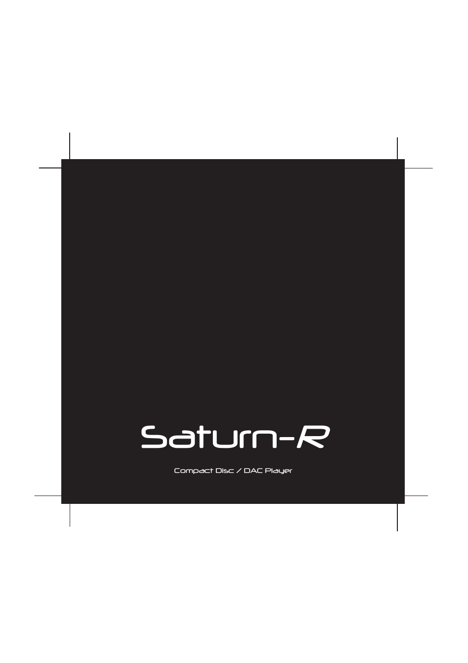 Rega Saturn-R User Manual | 24 pages