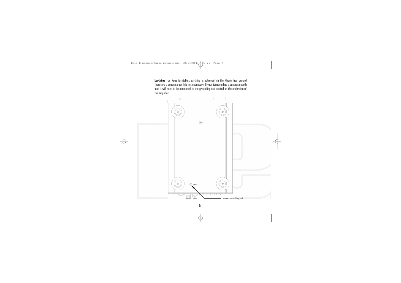 Rega Brio-R User Manual | Page 7 / 17