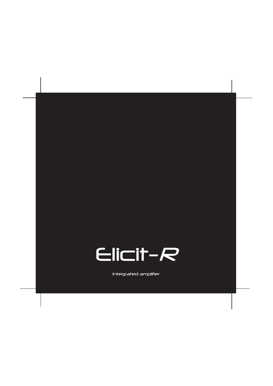 Rega Elicit-R User Manual | 20 pages