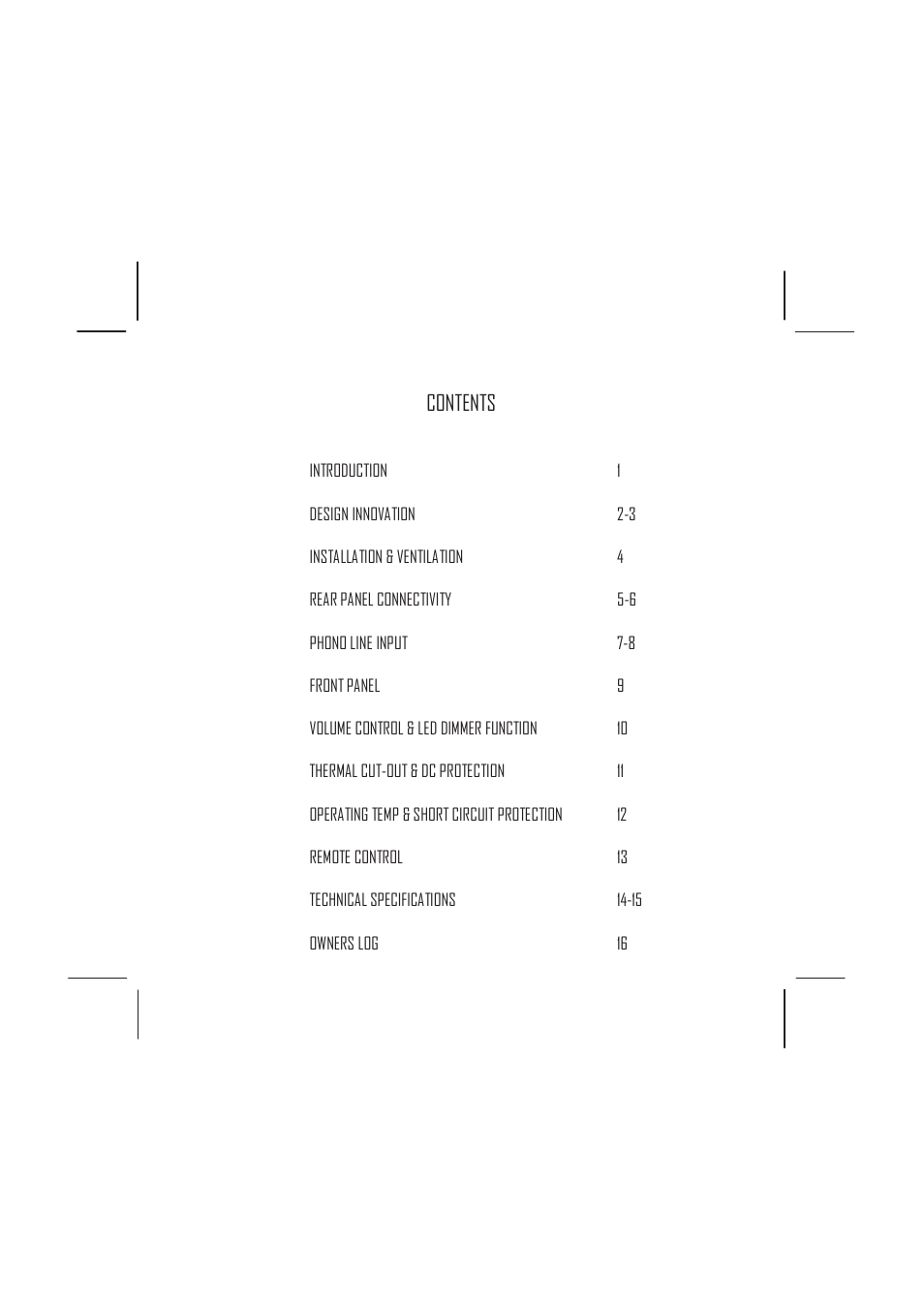 Rega Elicit-R User Manual | Page 3 / 20