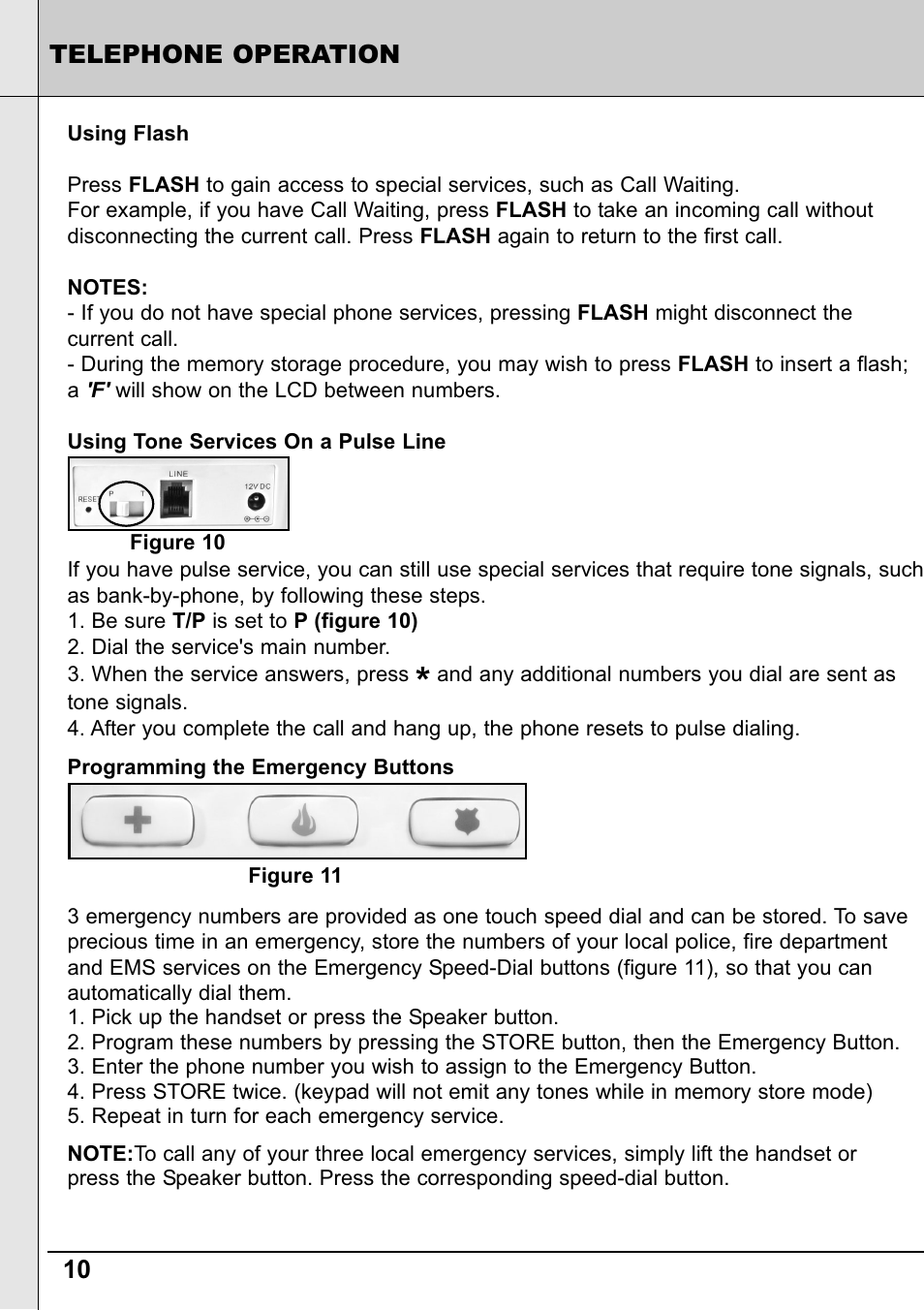 Reizen RE-50 Amplified Telephone User Manual | Page 10 / 28