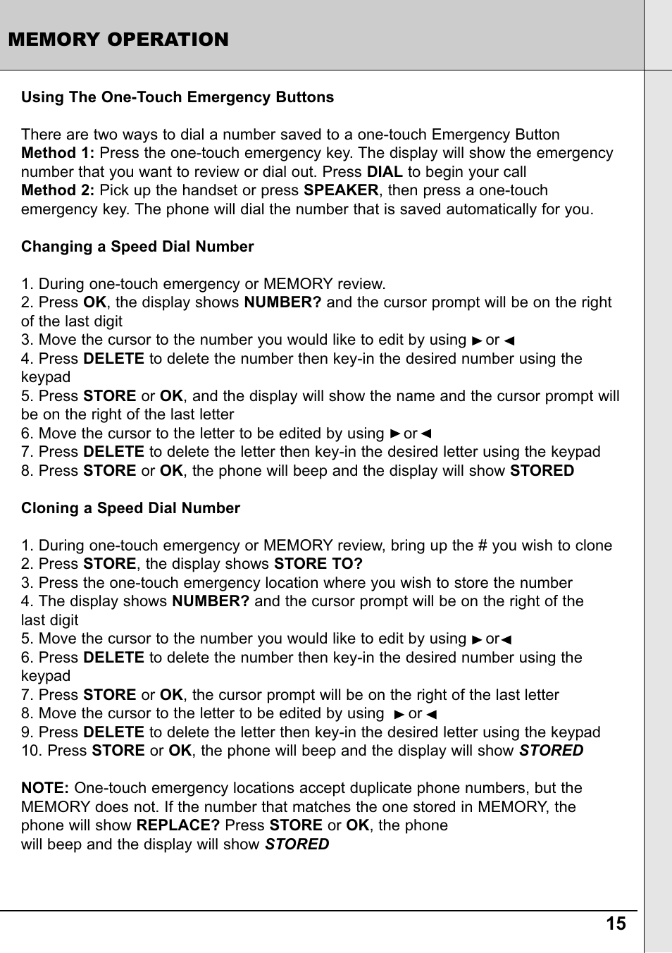 Reizen RE-50 Amplified Telephone User Manual | Page 15 / 28