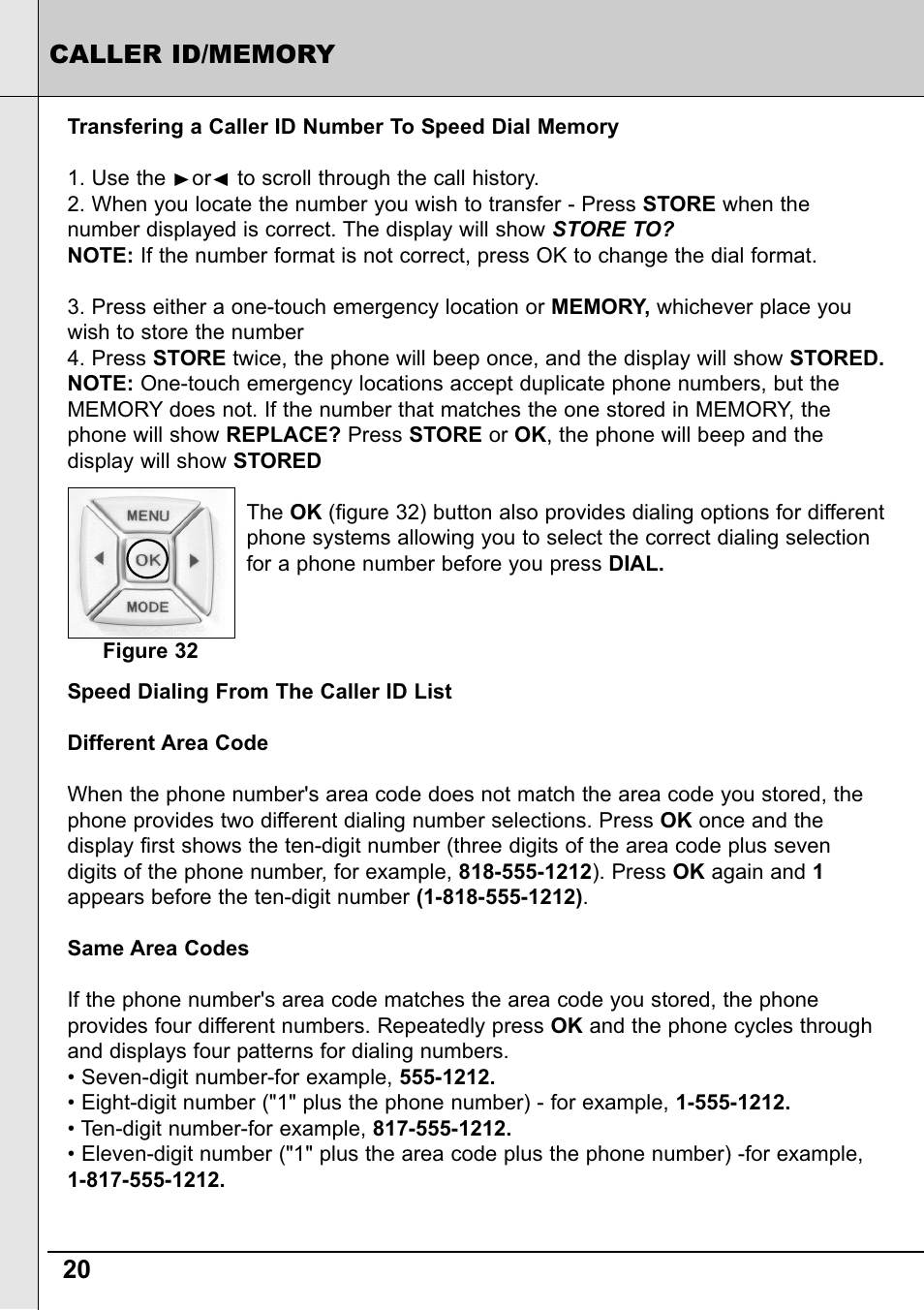 Reizen RE-50 Amplified Telephone User Manual | Page 20 / 28