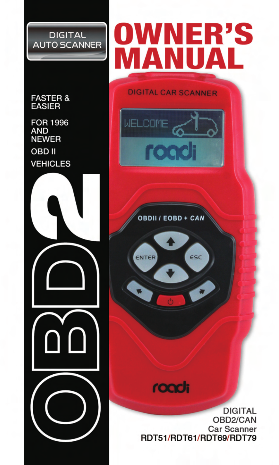 Roadi RDT51 User Manual | 186 pages