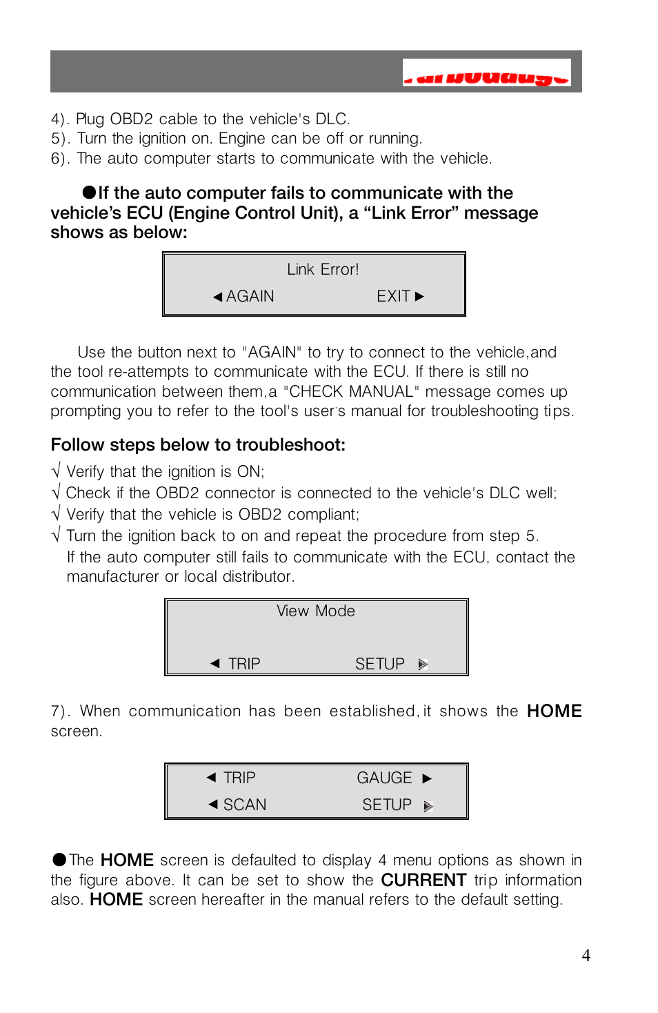 Roadi Turbo Gauge User Manual | Page 6 / 27