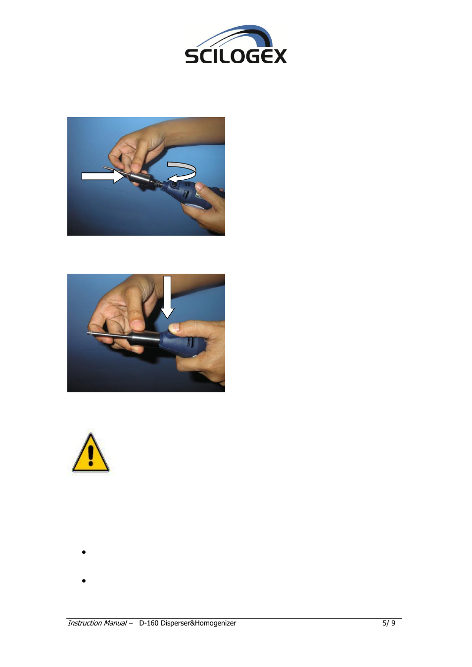 Scilogex D-160 User Manual | Page 5 / 8