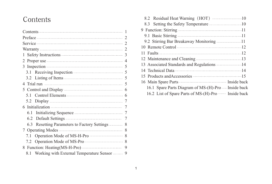 Scilogex MS-Pro User Manual | Page 3 / 20