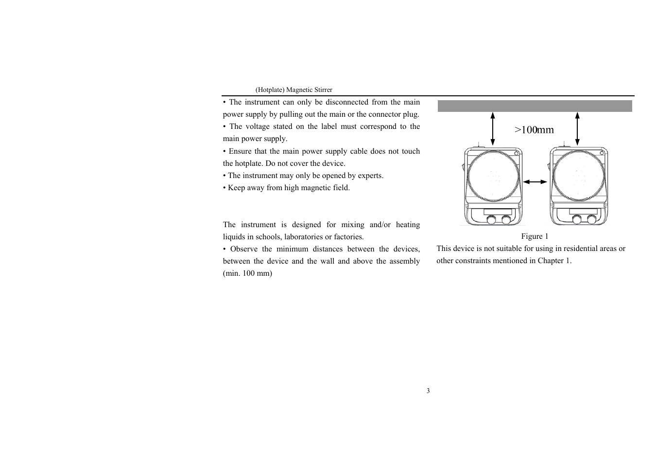 Proper use | Scilogex MS-PB User Manual | Page 5 / 18