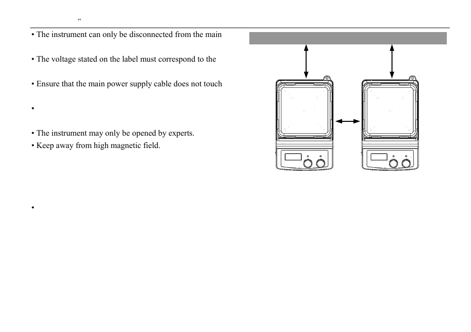 Proper use | Scilogex MS7-H550-S User Manual | Page 5 / 14