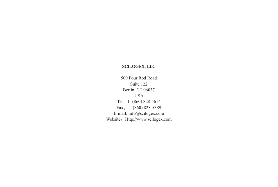 Scilogex MS7-H550-S User Manual | Page 16 / 16