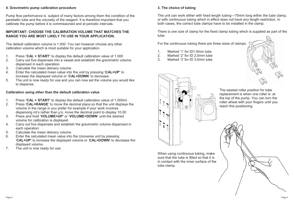 Scilogex Unoverse Peristaltic Pump Dispense 9100 User Manual | Page 5 / 6