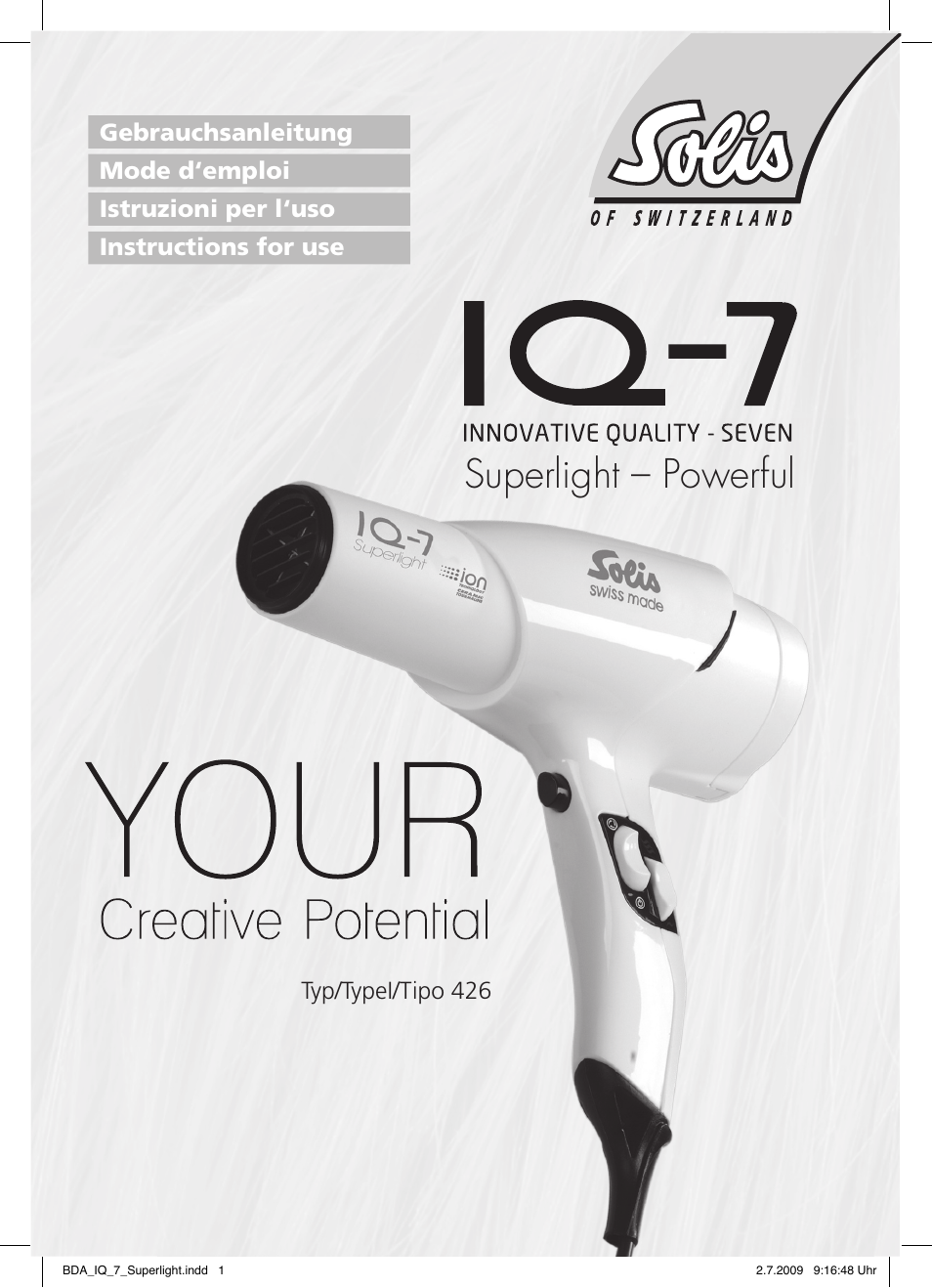 SOLIS IQ-7 Moonlight User Manual | 16 pages
