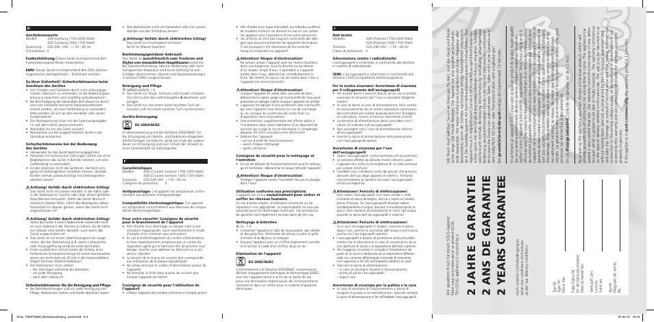 SOLIS Twist 3800 Superlight User Manual | Page 2 / 2