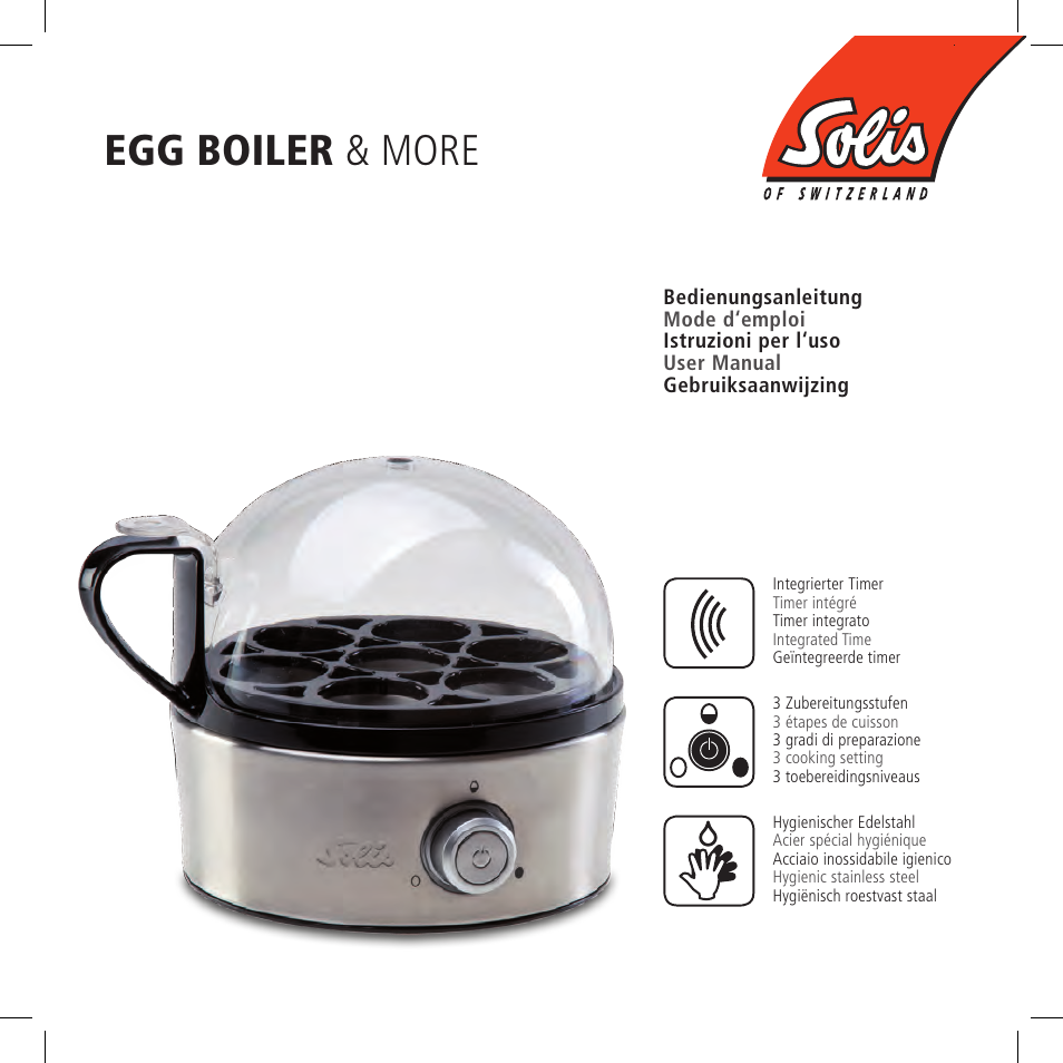 SOLIS Egg Boiler & more User Manual | 14 pages