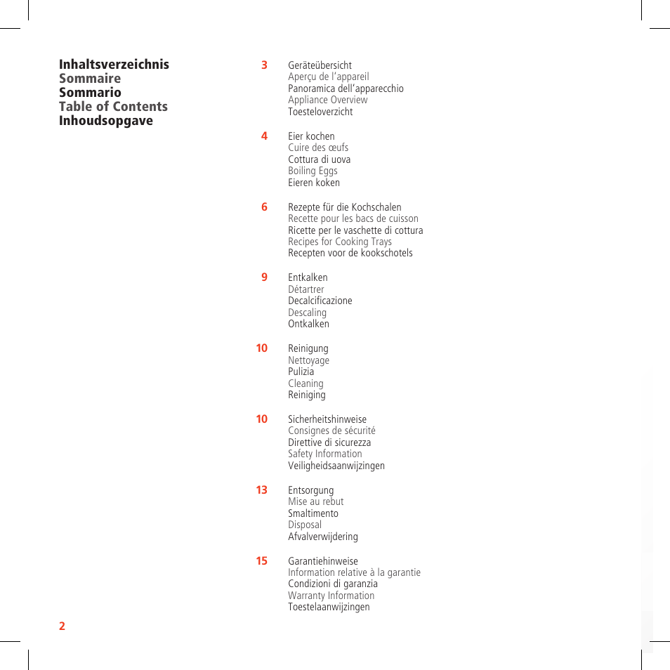 SOLIS Egg Boiler & more User Manual | Page 2 / 14