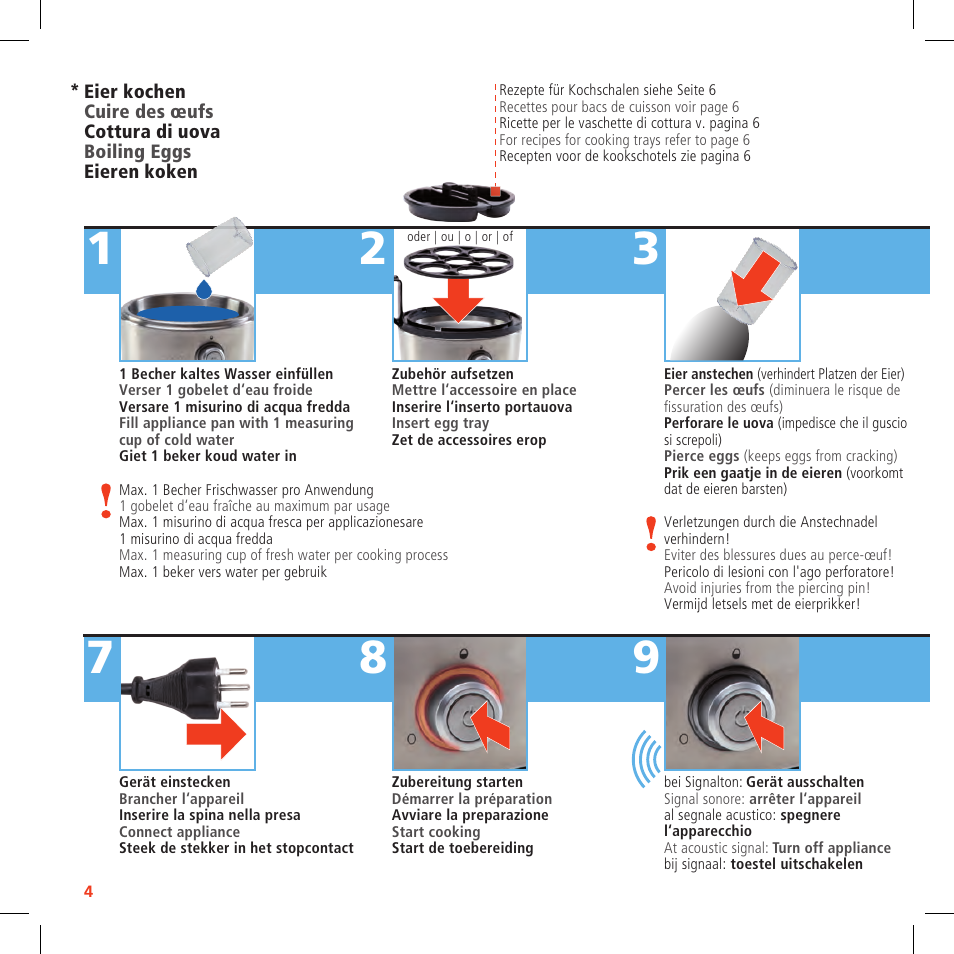 SOLIS Egg Boiler & more User Manual | Page 4 / 14