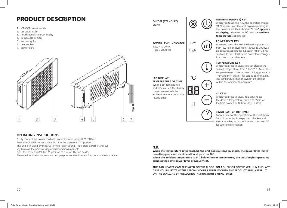 Product description | SOLIS Smart Heater User Manual | Page 11 / 18