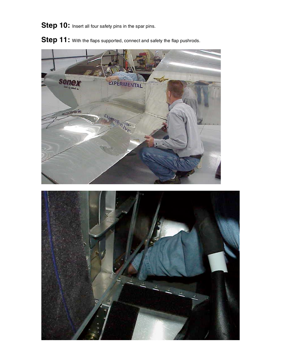 Step 10, Step 11 | Sonex Wing Installation/Removal Instructions User Manual | Page 8 / 12