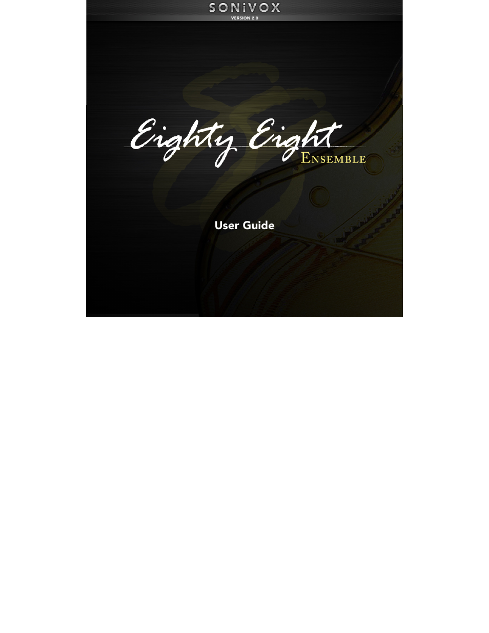 SONiVOX Eighty Eight Ensemble User Manual | 22 pages