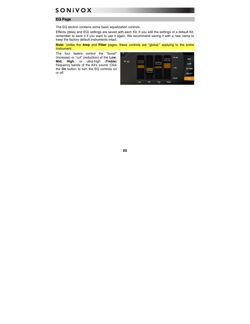 SONiVOX Big Bang Universal Drums User Manual | Page 22 / 28