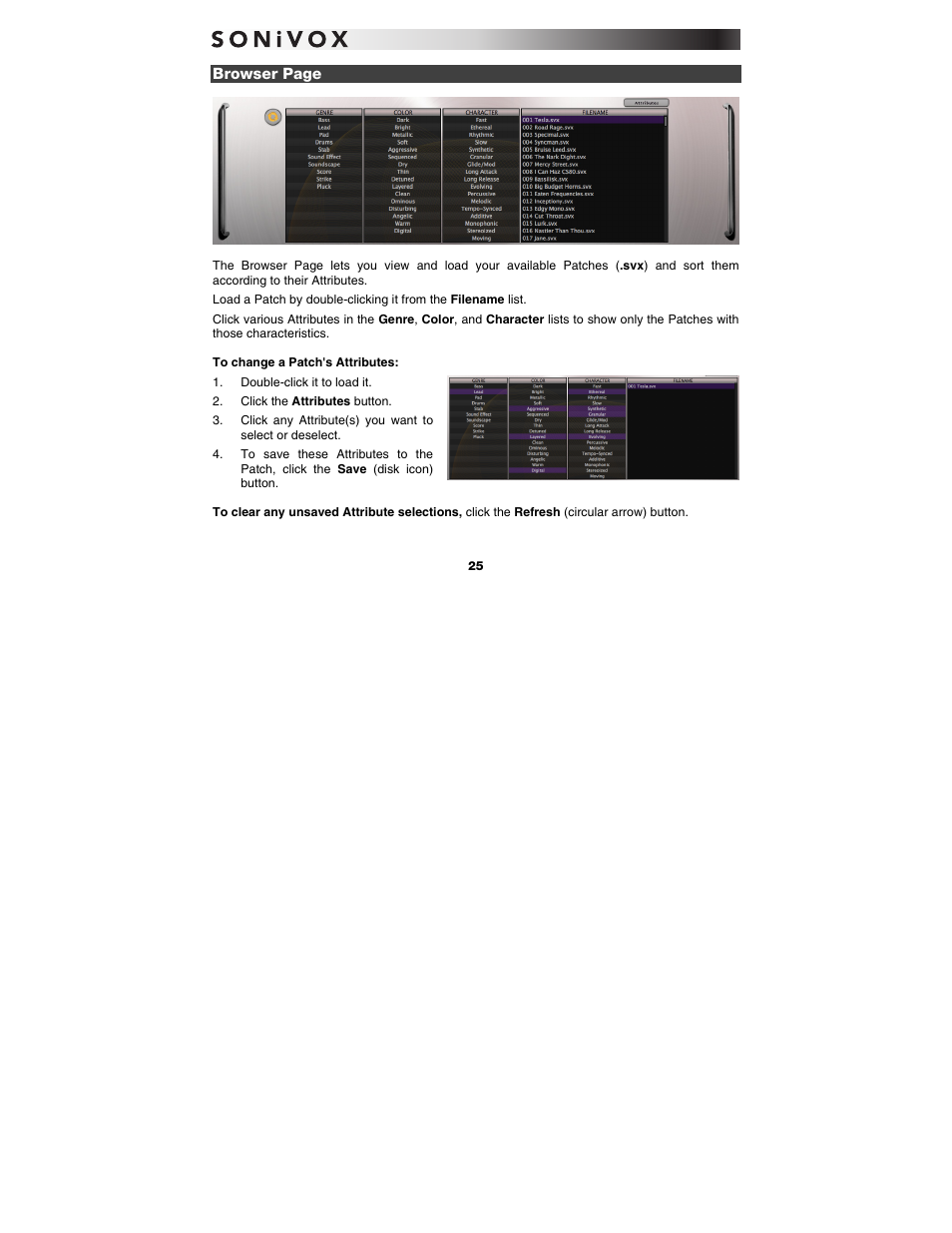 SONiVOX Twist User Manual | Page 25 / 31