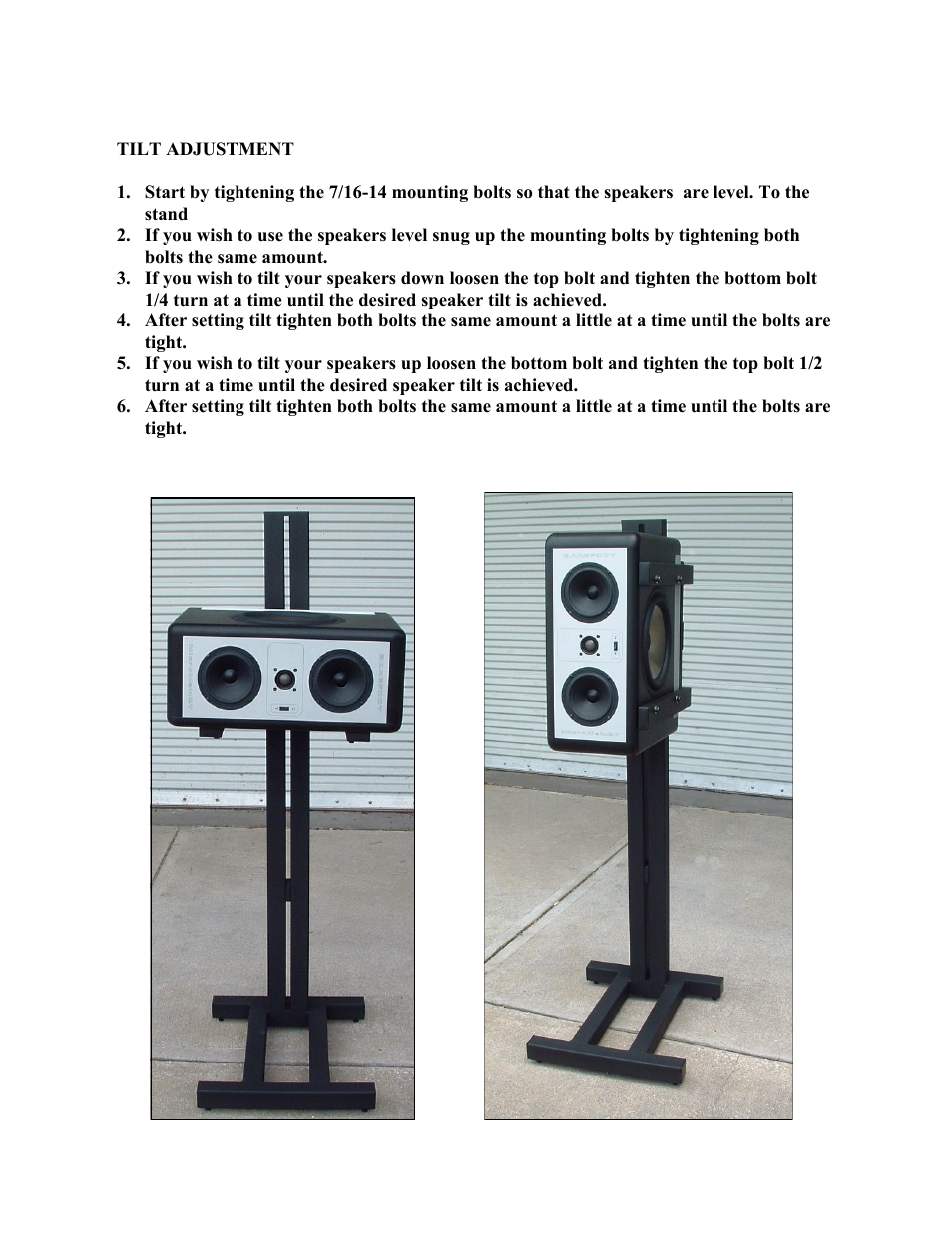 Sound Anchors BAREFOOT STUDIO MONITOR STAND User Manual | Page 10 / 11