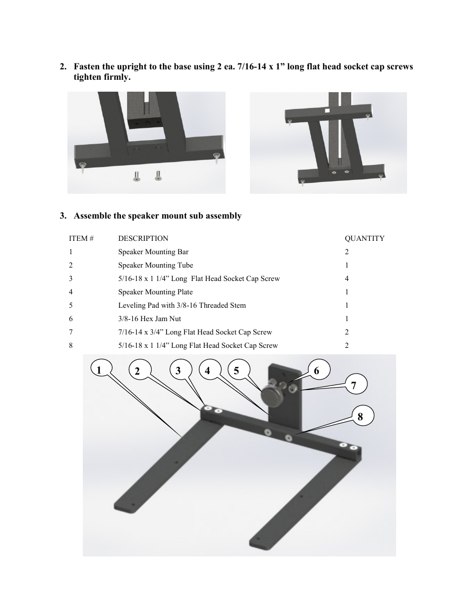Sound Anchors BAREFOOT STUDIO MONITOR STAND User Manual | Page 3 / 11