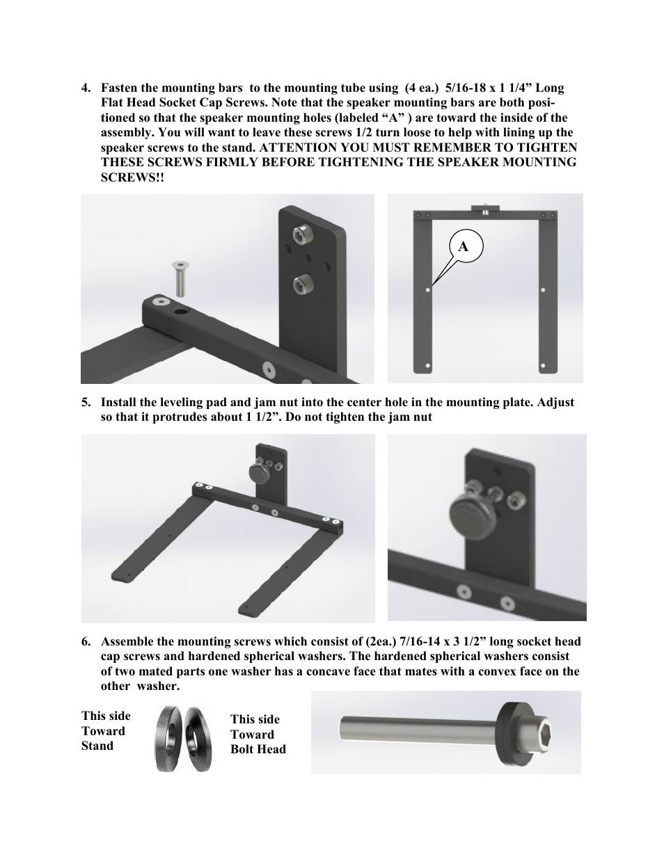 Sound Anchors BAREFOOT STUDIO MONITOR STAND User Manual | Page 5 / 11
