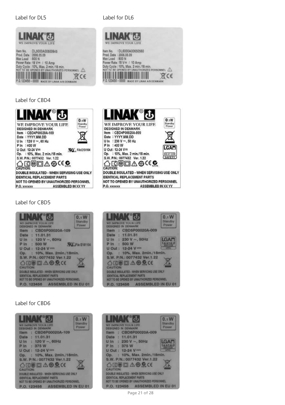 Sound Anchors DL5 system User Manual | Page 21 / 28