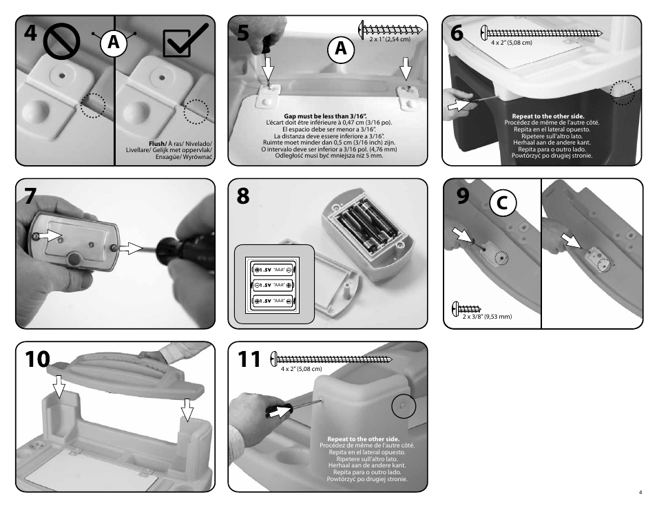 Step2 Art Master Activity Desk User Manual | Page 4 / 5