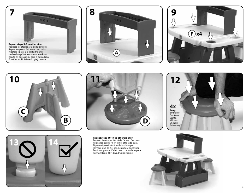 Cb d | Step2 Creative Projects Table User Manual | Page 4 / 4
