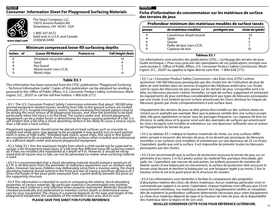 Step2 All-Star Sports Climber - Neutral User Manual | Page 15 / 18