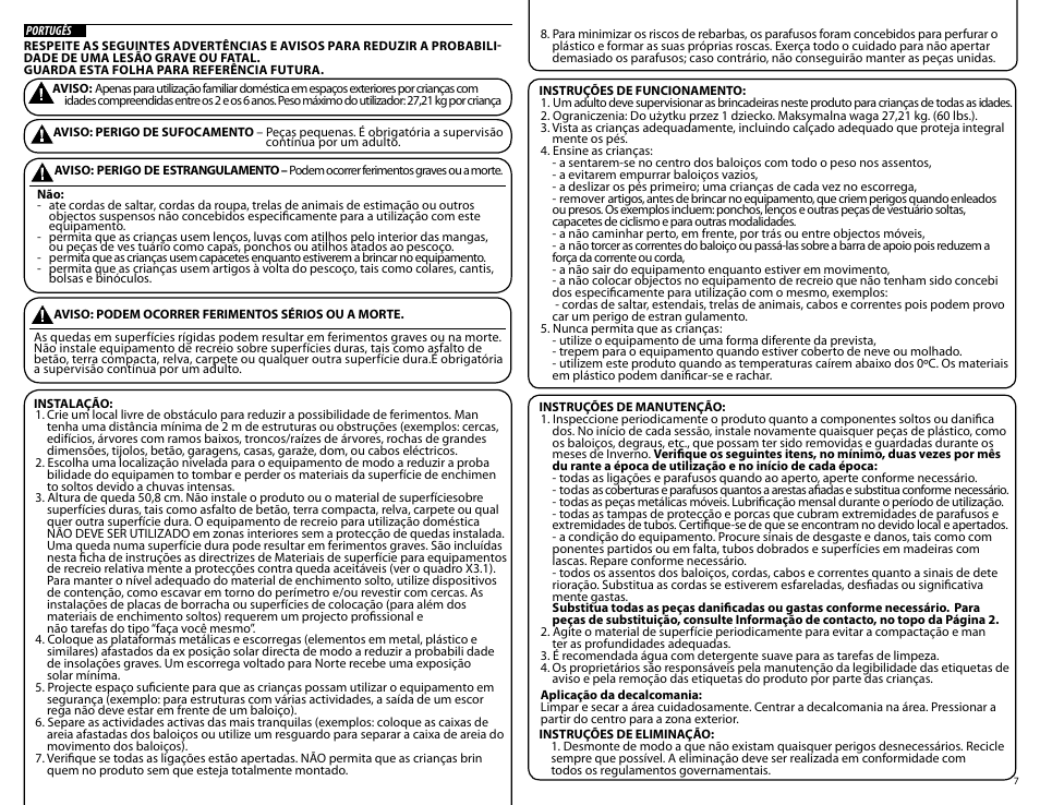 Step2 All-Star Sports Climber - Neutral User Manual | Page 7 / 18