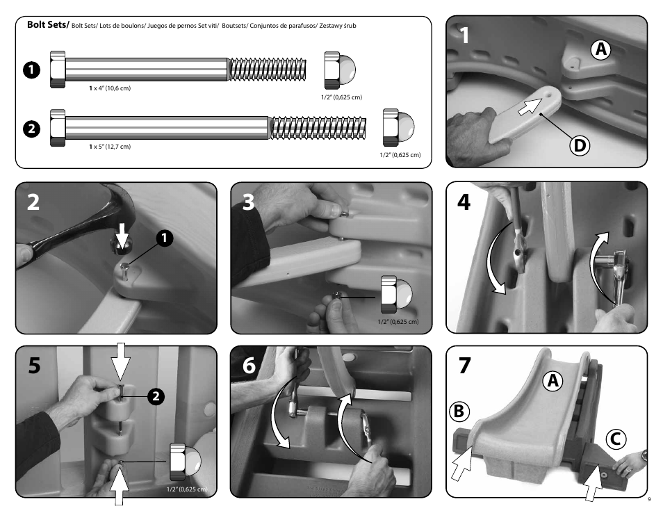 Cd b a a | Step2 Naturally Playful® Big Folding Slide User Manual | Page 9 / 13