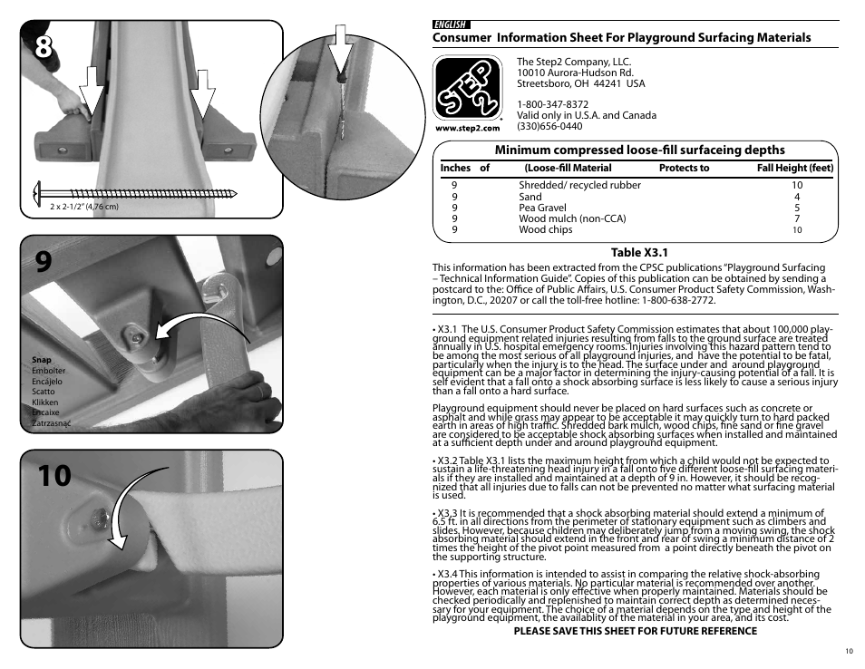 Step2 Outdoor Adventures Combo User Manual | Page 18 / 35
