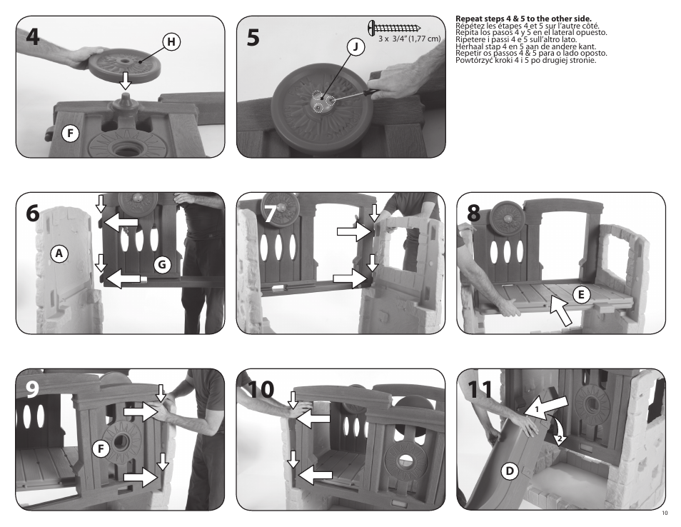 Step2 Naturally Playful® Woodland Climber User Manual | Page 10 / 15