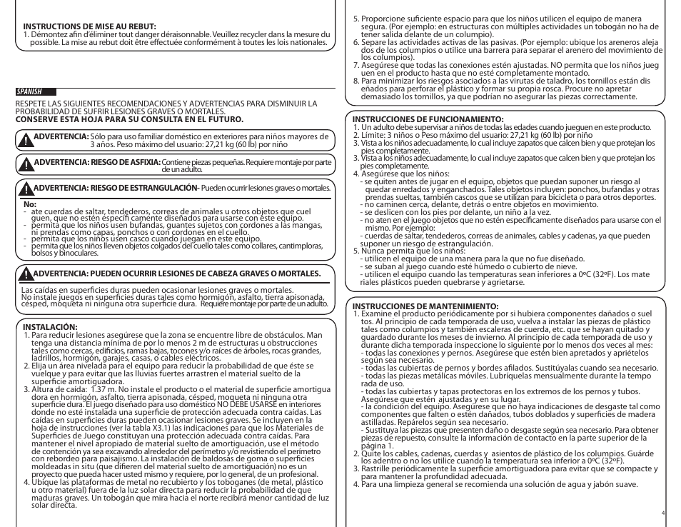 Step2 Naturally Playful® Woodland Climber User Manual | Page 4 / 15