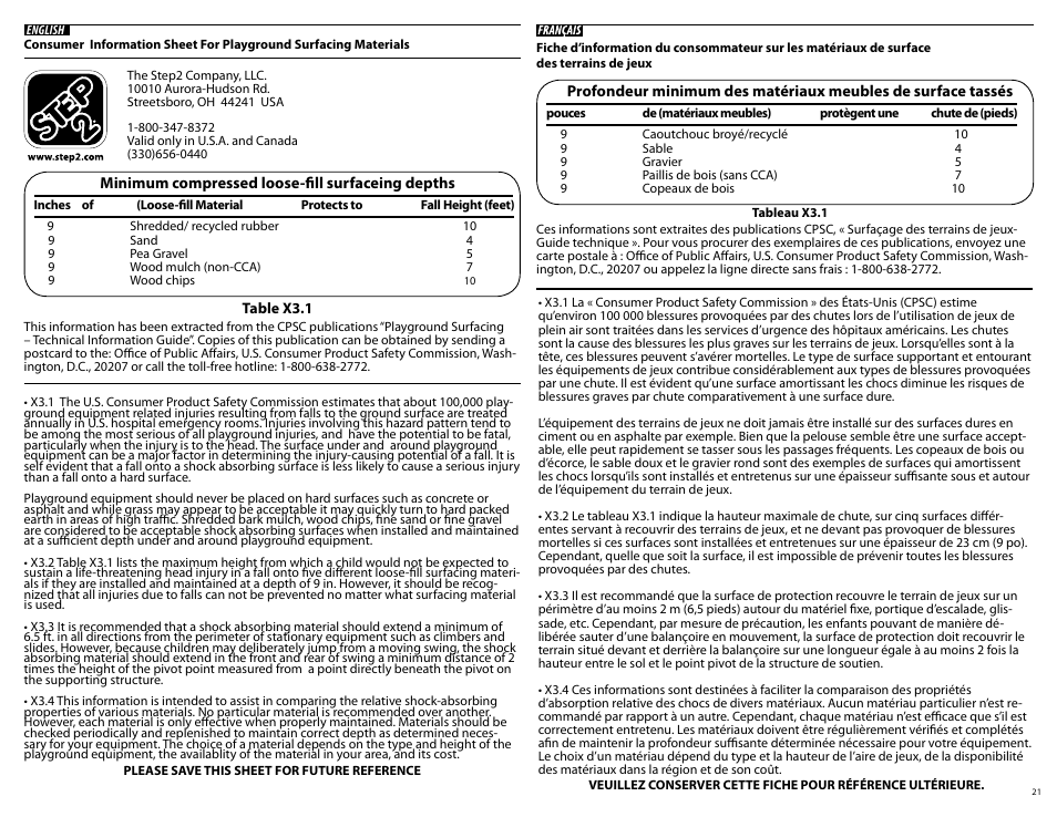 Step2 Skyward Summit User Manual | Page 21 / 25