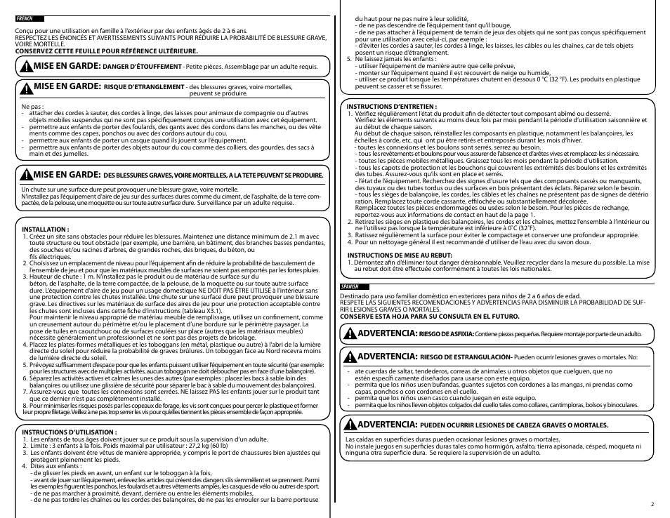 Step2 Play Up Double Slide Climber User Manual | Page 2 / 14