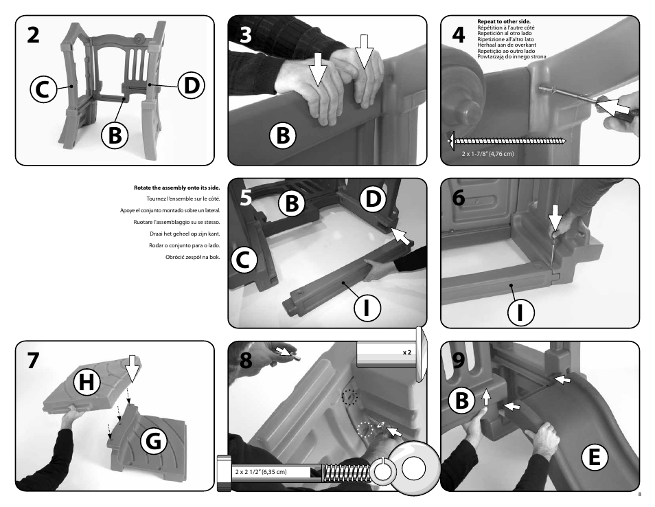 Step2 Play Up Double Slide Climber User Manual | Page 8 / 14